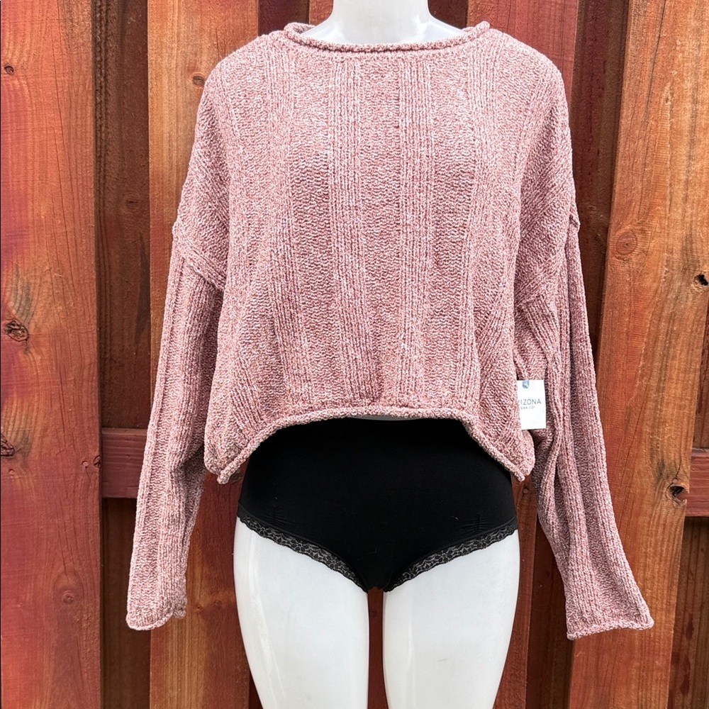 Arizona Jean Company Women's Rose Knit Sweater